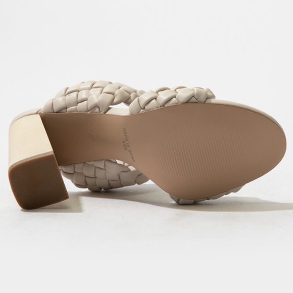 Steve Madden Twisted Block Sandal Heels - Picture 3 of 5